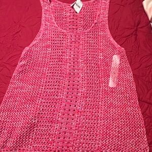 GAP crotchet tank sweater Size S NWT